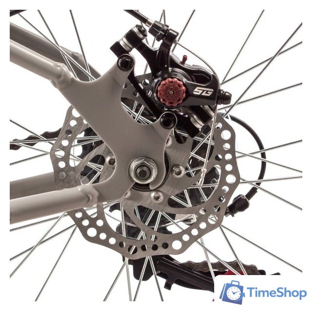 Велосипед Novatrack Action D 2023 24SHD.ACTION.14GR23 (серый) - Изображение №4 — Интернет-магазин Time-Shop