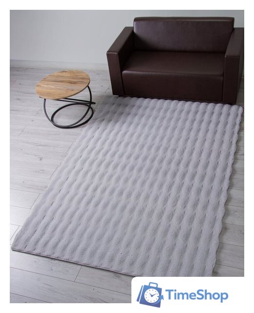 Ковер для жилой комнаты Pixel Bubble PX1001-STAN-SILVER (1.6x2.3) - Изображение №1 — Интернет-магазин Time-Shop