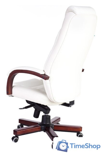 Офисное кресло Бюрократ T-9923WALNUT/IVORY (слоновая кость) - Изображение №5 — Интернет-магазин Time-Shop