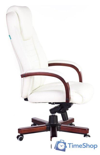 Офисное кресло Бюрократ T-9923WALNUT/IVORY (слоновая кость) - Изображение №8 — Интернет-магазин Time-Shop