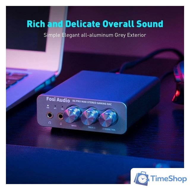 Настольный усилитель Fosi Audio K5 Pro - Изображение №6 — Интернет-магазин Time-Shop