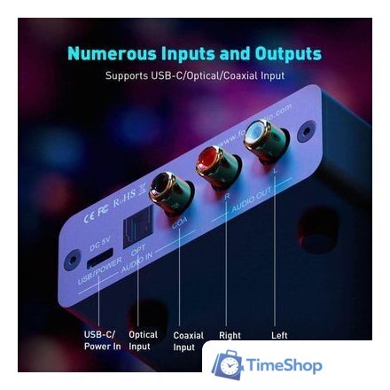 Настольный усилитель Fosi Audio K5 Pro - Изображение №5 — Интернет-магазин Time-Shop