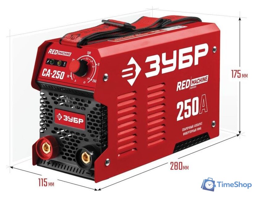 Сварочный инвертор Зубр СА-250 - Изображение №2 — Интернет-магазин Time-Shop