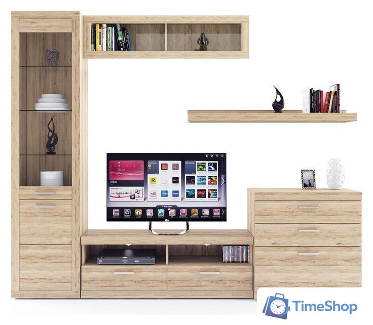 Комод Anrex Oskar 3S (дуб санремо) - Изображение №3 — Интернет-магазин Time-Shop