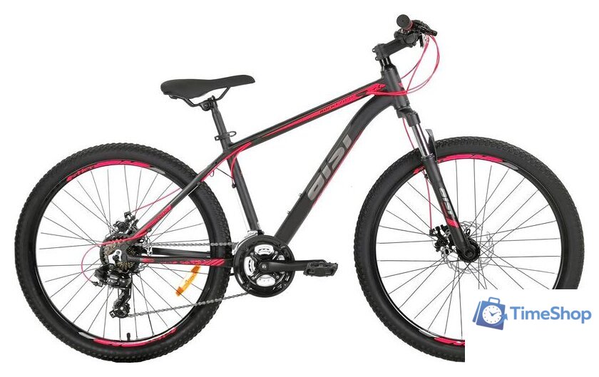 Велосипед AIST Rocky 1.0 Disc 26 р.13 2020 (черный/красный) - Изображение №1 — Интернет-магазин Time-Shop