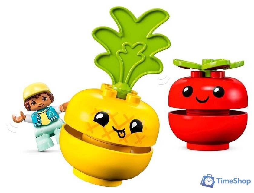 Конструктор LEGO Duplo 10982 Трактор для перевозки овощей и фруктов - Изображение №5 — Интернет-магазин Time-Shop