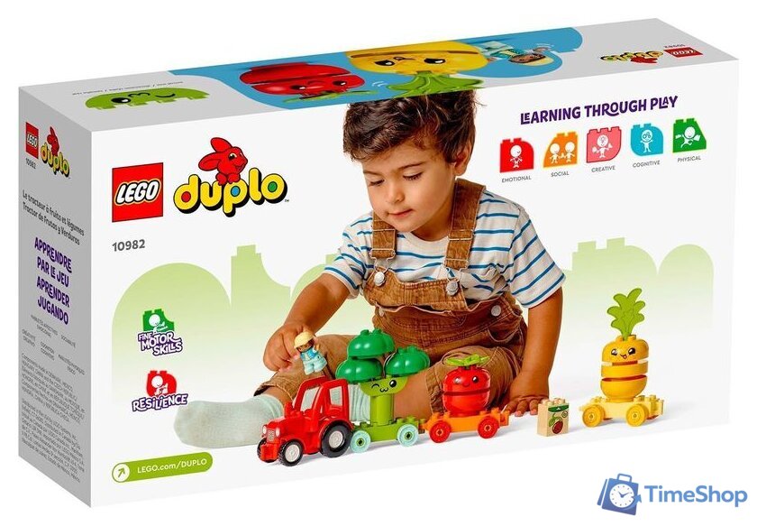 Конструктор LEGO Duplo 10982 Трактор для перевозки овощей и фруктов - Изображение №2 — Интернет-магазин Time-Shop