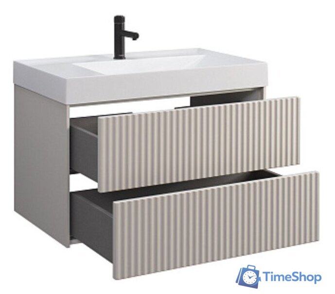  Belux Тумба под умывальник Сиртаки НП 85-02 (180, светлый миндаль матовый) - Изображение №2 — Интернет-магазин Time-Shop