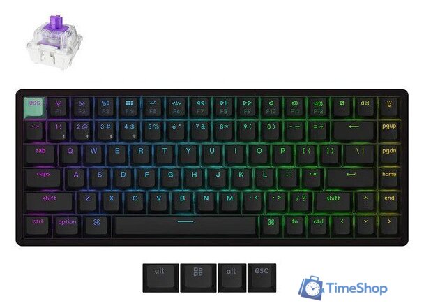 Клавиатура Keychron K2 HE Standart Edition Black K2H-J1 (Nebula Magnetic) - Изображение №1 — Интернет-магазин Time-Shop