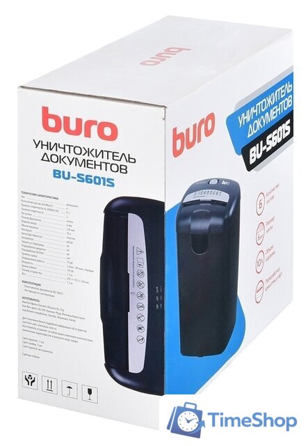 Шредер Buro Home BU-S601S - Изображение №11 — Интернет-магазин Time-Shop