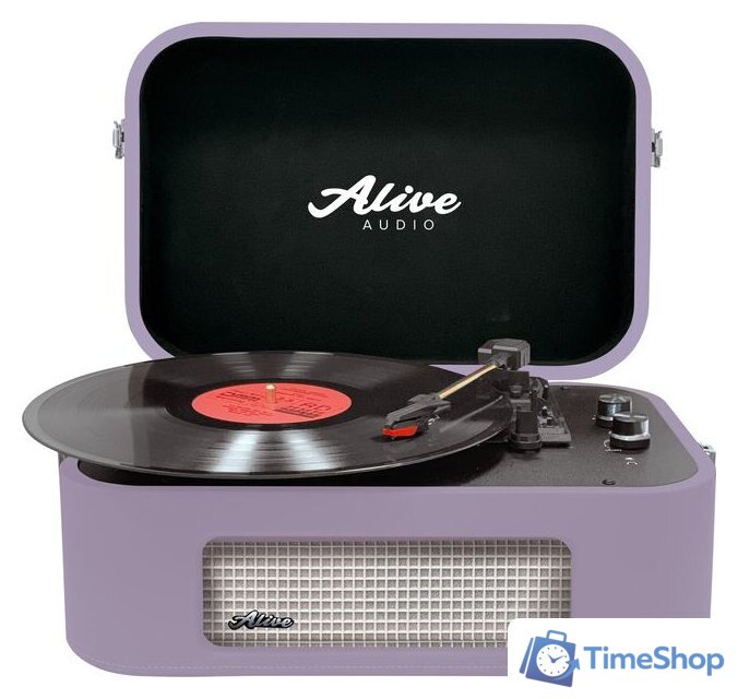 Виниловый проигрыватель Alive Audio Stories (сиреневый) - Изображение №1 — Интернет-магазин Time-Shop