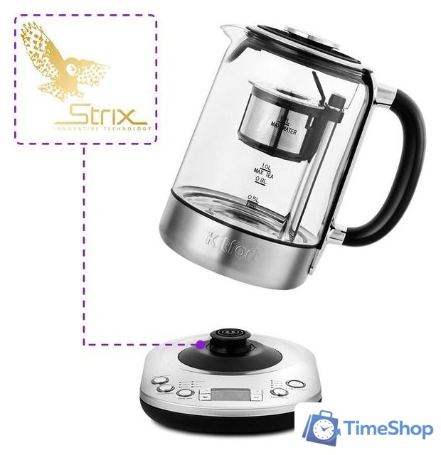 Электрический чайник Kitfort KT-6116 - Изображение №6 — Интернет-магазин Time-Shop