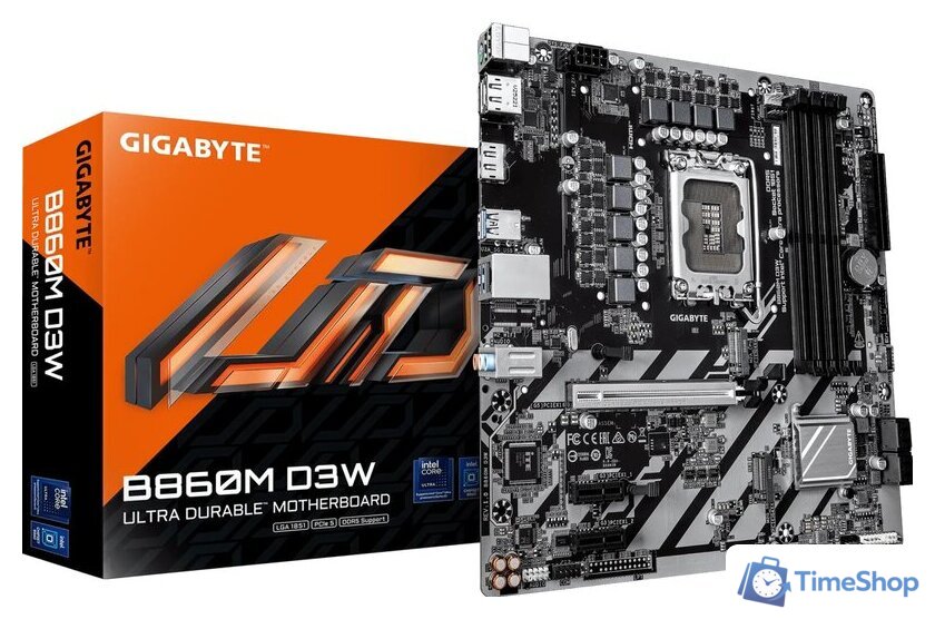 Материнская плата Gigabyte B860M D3W - Изображение №4 — Интернет-магазин Time-Shop