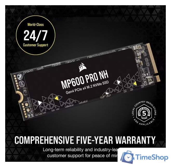 SSD Corsair MP600 PRO NH 4TB CSSD-F4000GBMP600PNH - Изображение №4 — Интернет-магазин Time-Shop