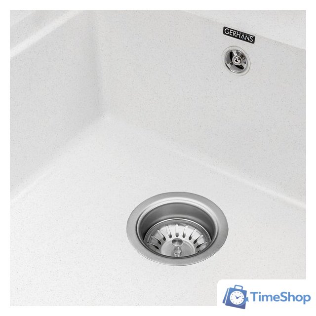 Кухонная мойка Gerhans B28 (белый) - Изображение №5 — Интернет-магазин Time-Shop