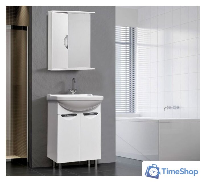  Doratiz Тумба Афина 60 под умывальник Уют 60 (белый) - Изображение №8 — Интернет-магазин Time-Shop