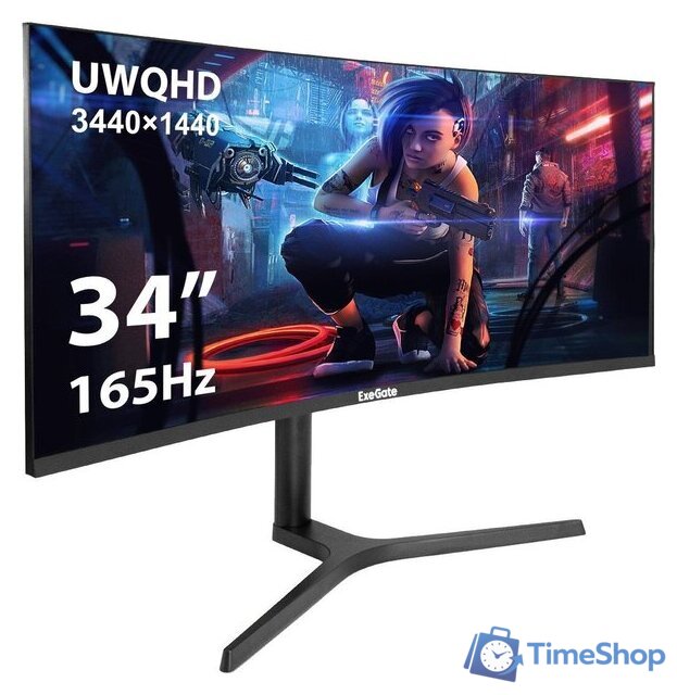 Игровой монитор ExeGate Combat EC3400TA EX297580RUS - Изображение №1 — Интернет-магазин Time-Shop