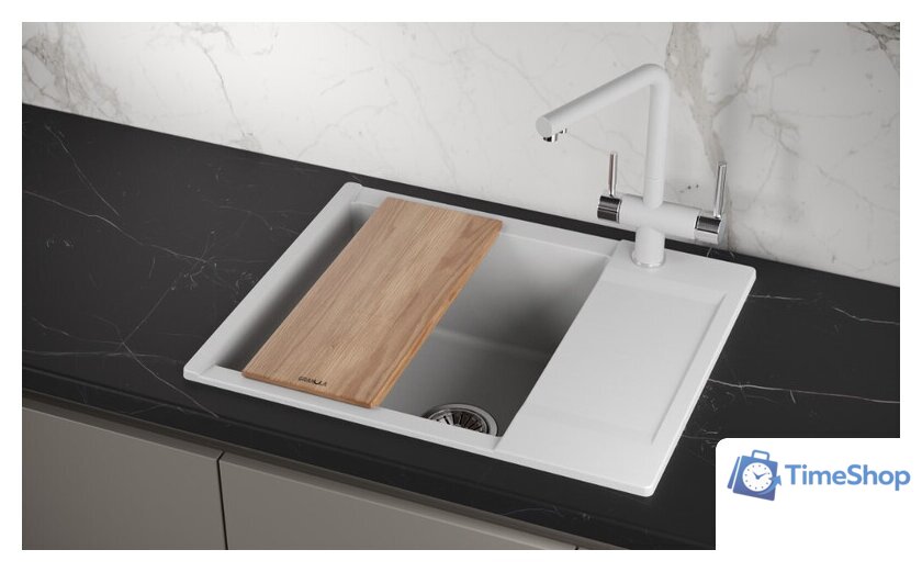 Кухонная мойка Granula ES-6202 (арктик) - Изображение №3 — Интернет-магазин Time-Shop