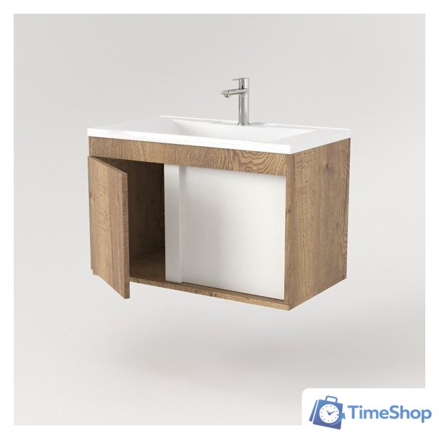  Дабер Тумба под умывальник 014 60 Т14.6.0.21 (дуб галифакс/белый) - Изображение №3 — Интернет-магазин Time-Shop