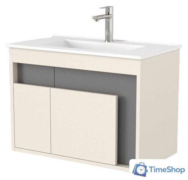  Дабер Тумба под умывальник 016 70 Т16.7.0.19 (бежевый/серый) - Изображение №1 — Интернет-магазин Time-Shop