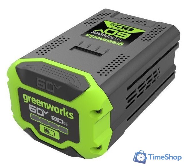 Аккумулятор Greenworks G60B8 (60В/8 Ач) - Изображение №1 — Интернет-магазин Time-Shop