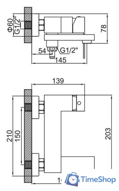 Смеситель Ledeme L73125D - Изображение №2 — Интернет-магазин Time-Shop