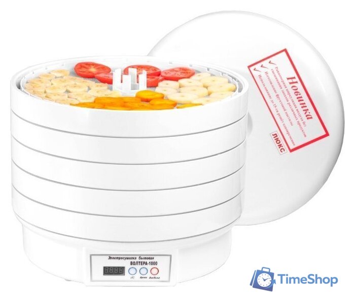 Сушилка для овощей и фруктов Волтера 1000 Люкс с таймером и симисторным блоком управления - Изображение №1 — Интернет-магазин Time-Shop