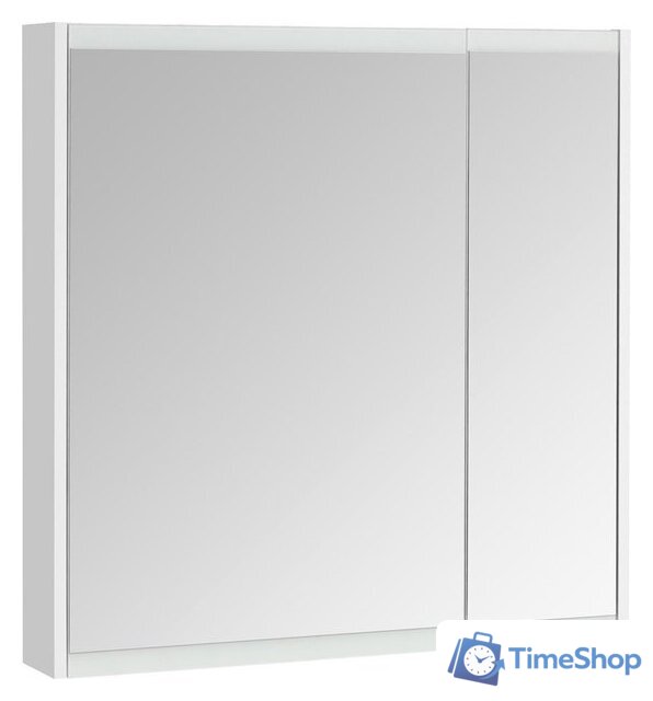  Акватон Шкаф с зеркалом Нортон 80 1A249202NT010 (белый) - Изображение №1 — Интернет-магазин Time-Shop