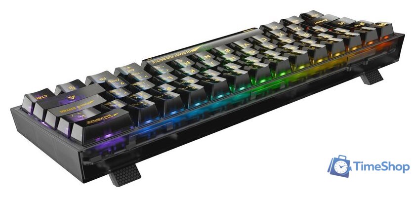 Клавиатура Redragon Fizz (прозрачный/черный) - Изображение №5 — Интернет-магазин Time-Shop