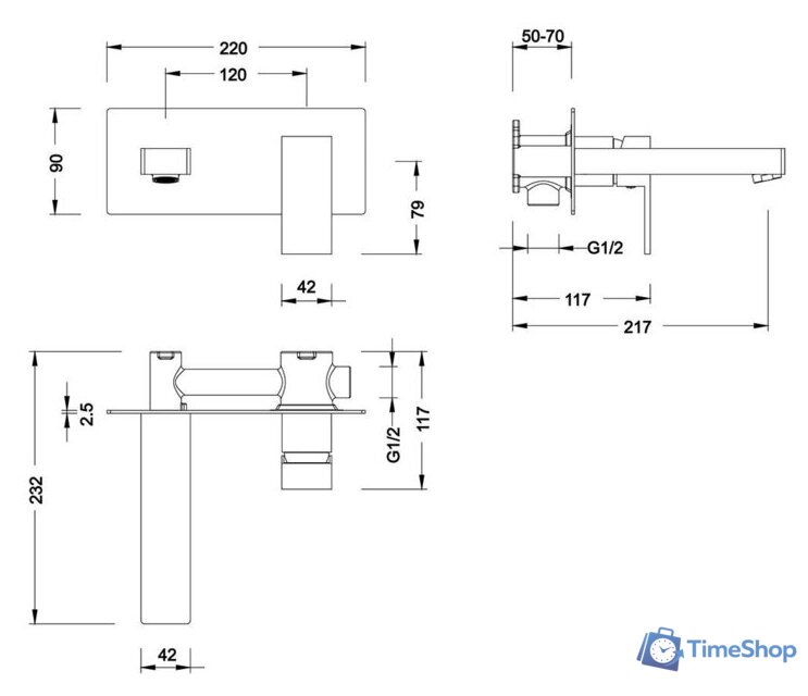 Смеситель Timo Selene 2071/00SM (хром) - Изображение №2 — Интернет-магазин Time-Shop