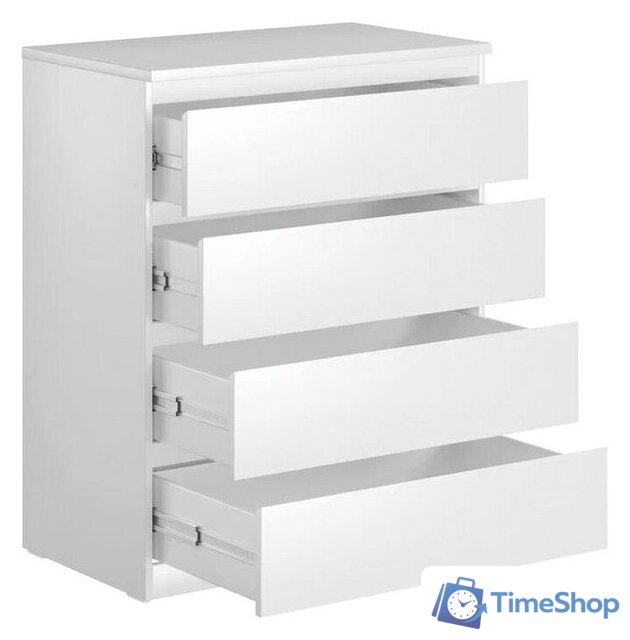 Комод Mio Tesoro Мальта 4 ящика 80x99 2.05.02.070.1 (белый) - Изображение №3 — Интернет-магазин Time-Shop
