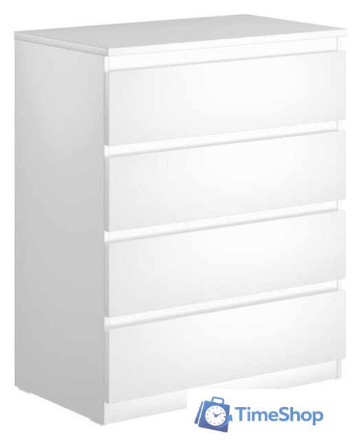 Комод Mio Tesoro Мальта 4 ящика 80x99 2.05.02.070.1 (белый) - Изображение №1 — Интернет-магазин Time-Shop