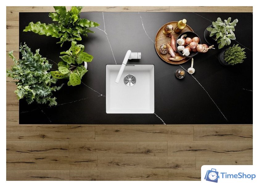 Кухонная мойка Blanco Subline 400-U Coloured Components 527790 (серый камень) - Изображение №4 — Интернет-магазин Time-Shop