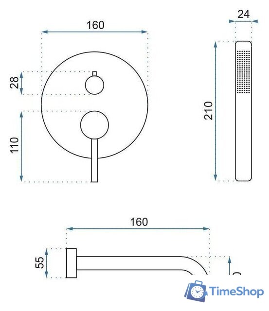 Смеситель Rea Lungo White B6440 (белый) - Изображение №8 — Интернет-магазин Time-Shop