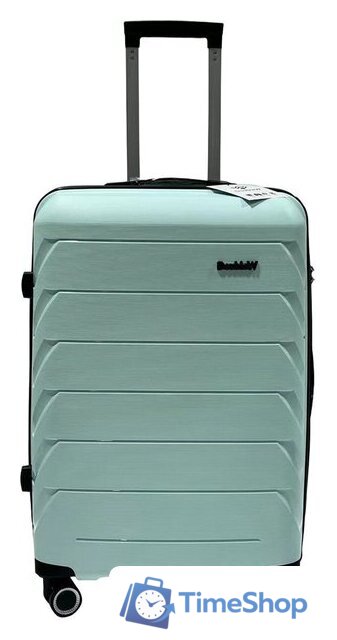 Чемодан-спиннер DoubleW YF-PP02 (M, бирюзовый) - Изображение №1 — Интернет-магазин Time-Shop