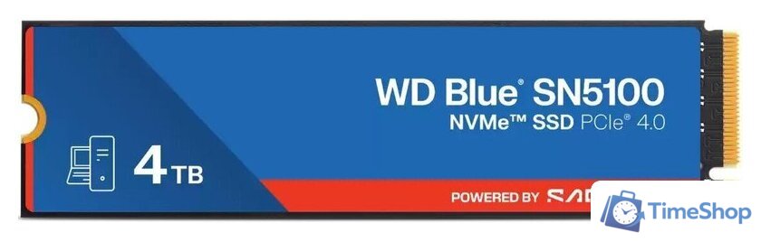 SSD WD Blue SN5100 4TB WDS400T5B0E - Изображение №1 — Интернет-магазин Time-Shop