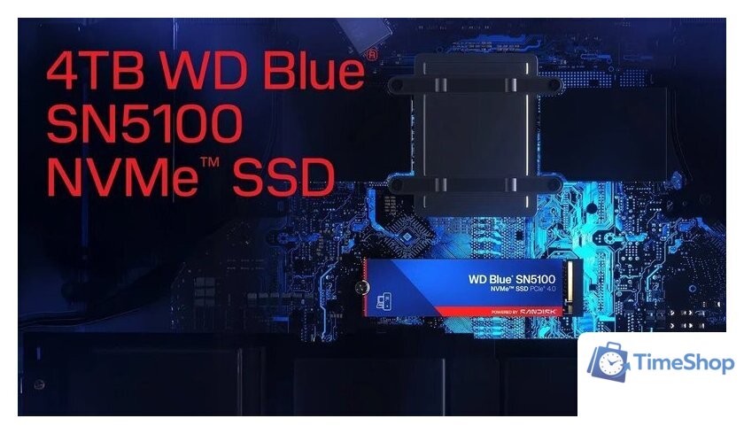 SSD WD Blue SN5100 4TB WDS400T5B0E - Изображение №2 — Интернет-магазин Time-Shop