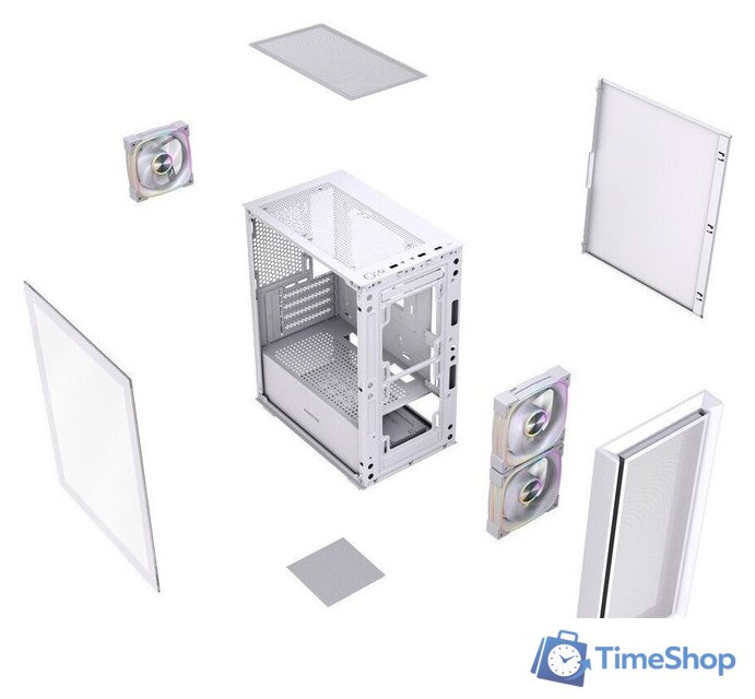 Корпус Powercase Mistral SM03 ARGB CMMSM03W-A3 - Изображение №7 — Интернет-магазин Time-Shop