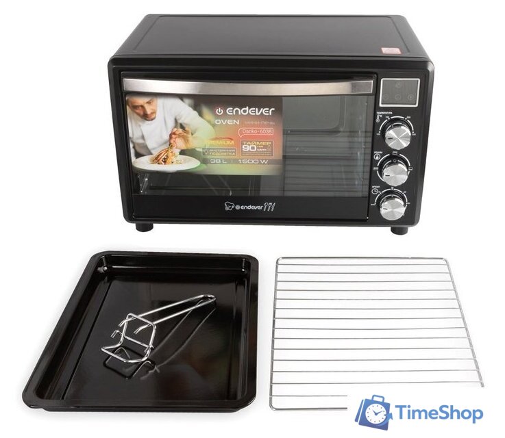 Мини-печь Endever Danko 6038 - Изображение №24 — Интернет-магазин Time-Shop