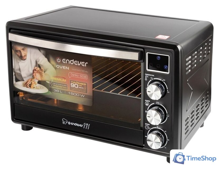 Мини-печь Endever Danko 6038 - Изображение №13 — Интернет-магазин Time-Shop