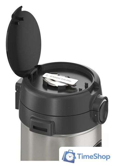 Термос для еды БИОСТАЛЬ NR-2100P 2.1л (серебристый) - Изображение №4 — Интернет-магазин Time-Shop