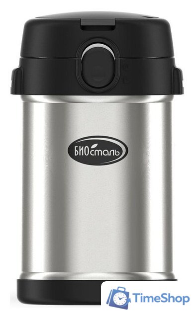 Термос для еды БИОСТАЛЬ NR-2100P 2.1л (серебристый) - Изображение №3 — Интернет-магазин Time-Shop