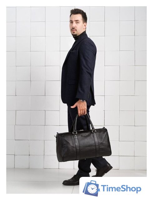 Дорожная сумка Carlo Gattini Classico Noffo 4018-01 (черный) - Изображение №6 — Интернет-магазин Time-Shop