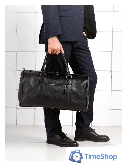 Дорожная сумка Carlo Gattini Classico Noffo 4018-01 (черный) - Изображение №5 — Интернет-магазин Time-Shop