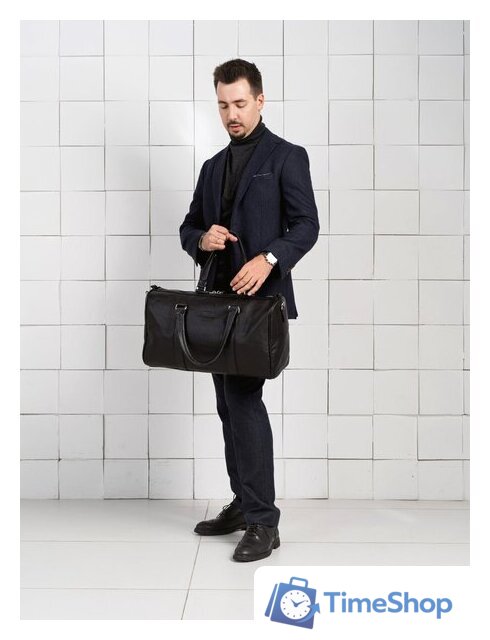 Дорожная сумка Carlo Gattini Classico Noffo 4018-01 (черный) - Изображение №8 — Интернет-магазин Time-Shop