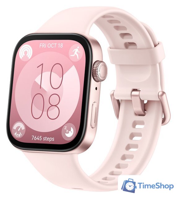 Умные часы Huawei Watch Fit 3 (розовый, международная версия) - Изображение №1 — Интернет-магазин Time-Shop