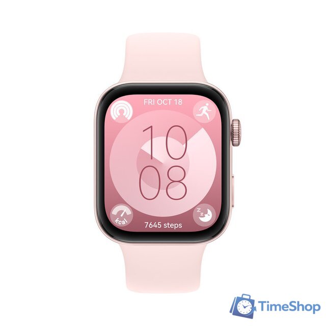 Умные часы Huawei Watch Fit 3 (розовый, международная версия) - Изображение №3 — Интернет-магазин Time-Shop