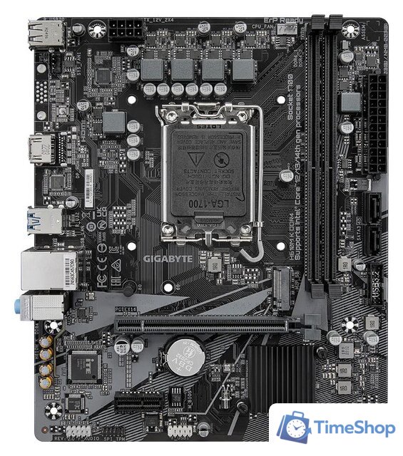 Материнская плата Gigabyte H610M K DDR4 (rev. 2.0) - Изображение №1 — Интернет-магазин Time-Shop