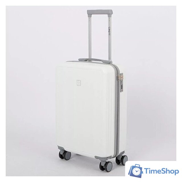 Чемодан-спиннер Grott 340-614/5-20 (белый) - Изображение №2 — Интернет-магазин Time-Shop