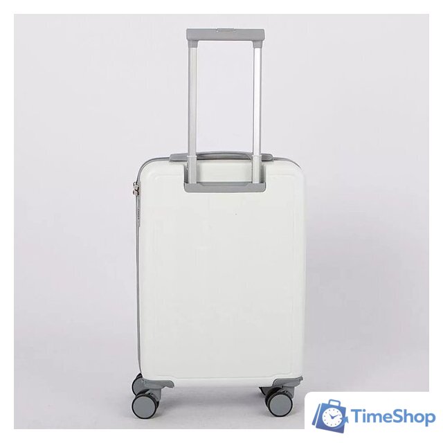 Чемодан-спиннер Grott 340-614/5-20 (белый) - Изображение №3 — Интернет-магазин Time-Shop